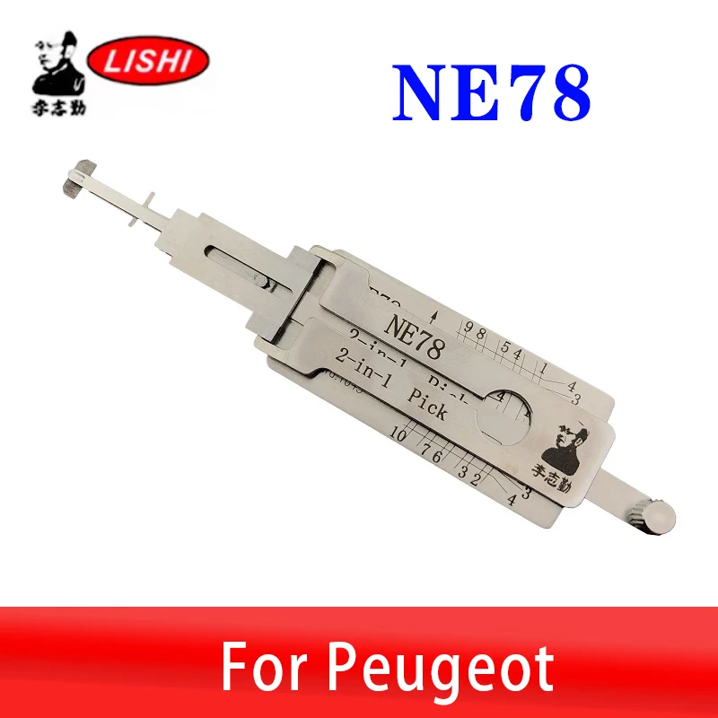 Lishi 2in1 NE78 Original Decoder Lock Pick tool Locksmiths tool Car Door Opne Tool For Peugeot
Lishi 2in1 NE78 Original Decoder Lock Pick tool Locksmiths tool Car Door Opne Tool For Peugeot