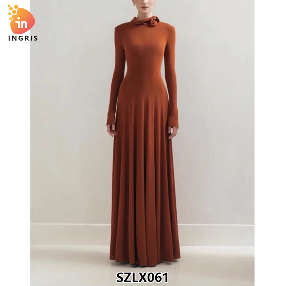Elegant Vietnamese Design NEW Style Temperament Fashion Three-dimensional Neckline Floral Dress-SZLX061
Elegant Vietnamese Design NEW Style Temperament Fashion Three-dimensional Neckline Floral Dress-SZLX061
