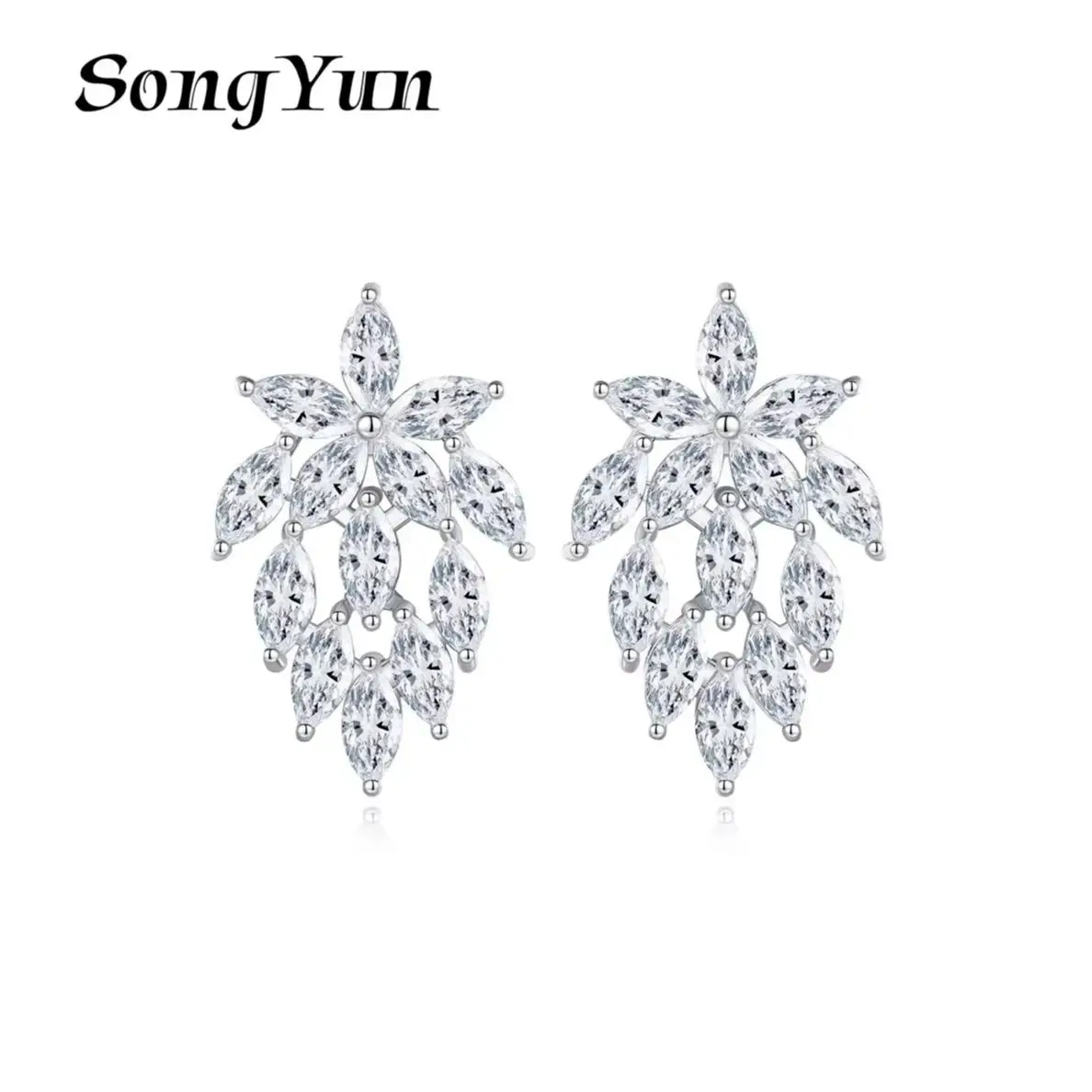 SYYG Jewelry MHT Quality Brass Stud Earrings Dangle CZ 7A Zircon Chic Premium Jewelry Women Earring Jewelry
SYYG Jewelry MHT Quality Brass Stud Earrings Dangle CZ 7A Zircon Chic Premium Jewelry Women Earring Jewelry