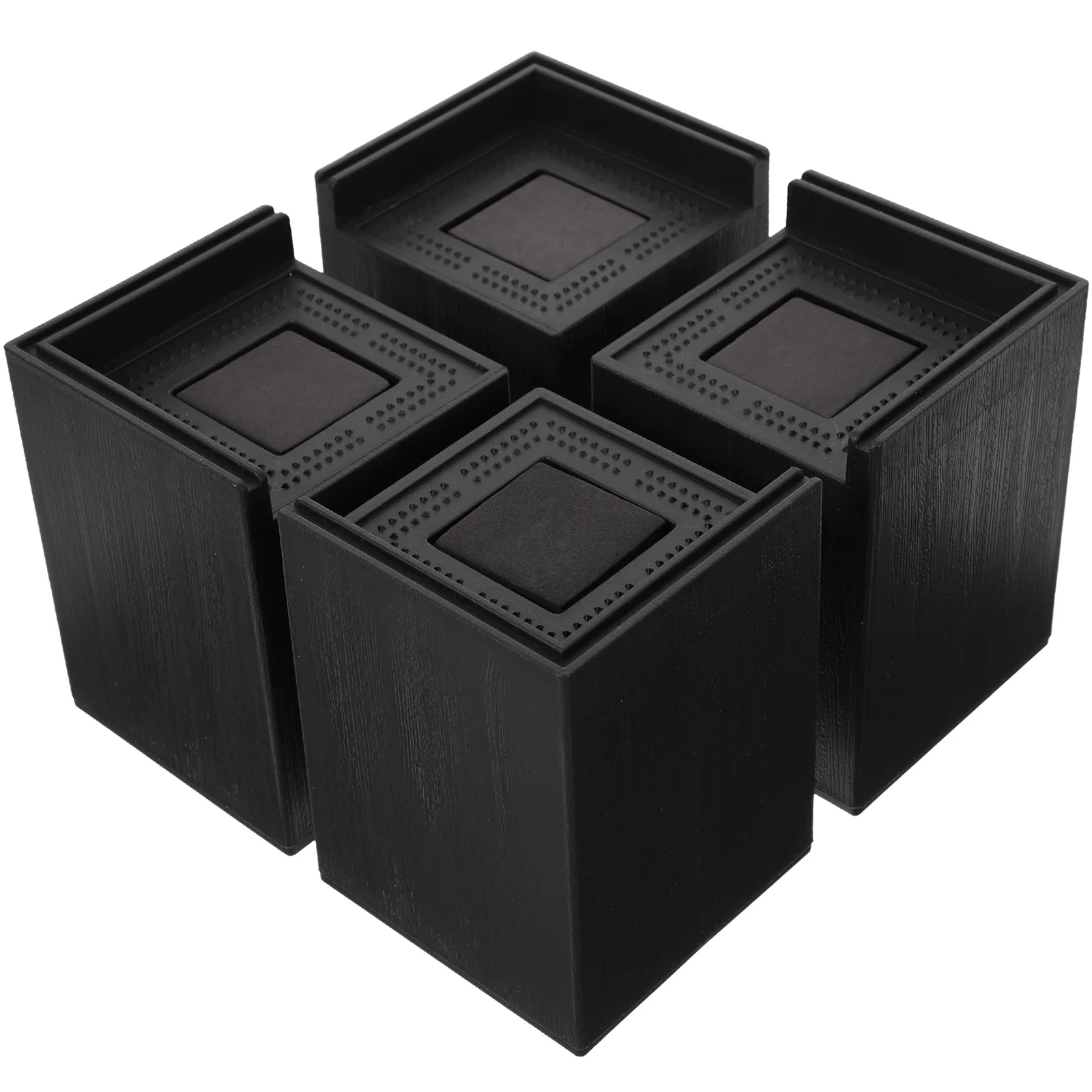 4 Pcs Furniture Risers Heightening Pads Desk Legs Table Heavy Bed Frame Chair Rubber Non Slip Sturdy Durability
4 Pcs Furniture Risers Heightening Pads Desk Legs Table Heavy Bed Frame Chair Rubber Non Slip Sturdy Durability