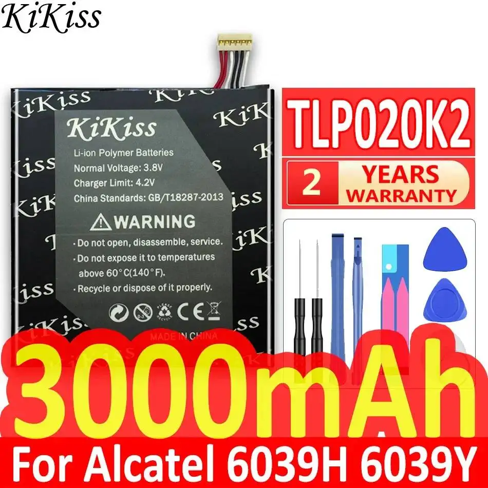 Mobile Phone Battery TLP020K2 TLp020Kj 3000mAh For Alcatel One Touch 6039H 6039Y 6039K Idol 3 4.7 Inches
Mobile Phone Battery TLP020K2 TLp020Kj 3000mAh For Alcatel One Touch 6039H 6039Y 6039K Idol 3 4.7 Inches