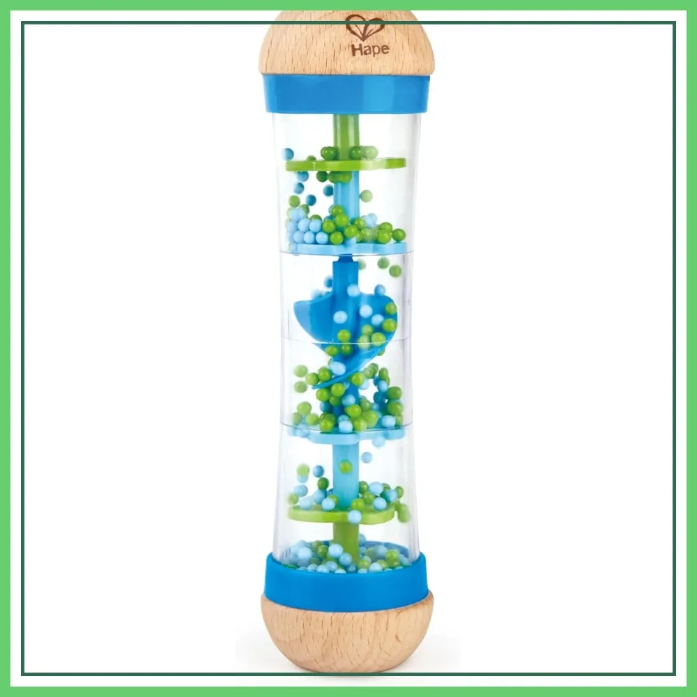 Mini Wooden Musical Shake & Rattle Rainmaker Toy, Blue, Model E0328B
Mini Wooden Musical Shake & Rattle Rainmaker Toy, Blue, Model E0328B