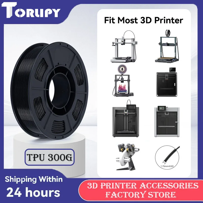 300 г ТПУ-нить 1,75 мм Гибкая нить для 3D-принтера без пузырьков 95A Пластиковый материал ТПУ-нить для большинства нитей для 3D-печати
300 г ТПУ-нить 1,75 мм Гибкая нить для 3D-принтера без пузырьков 95A Пластиковый материал ТПУ-нить для большинства нитей для 3D-печати