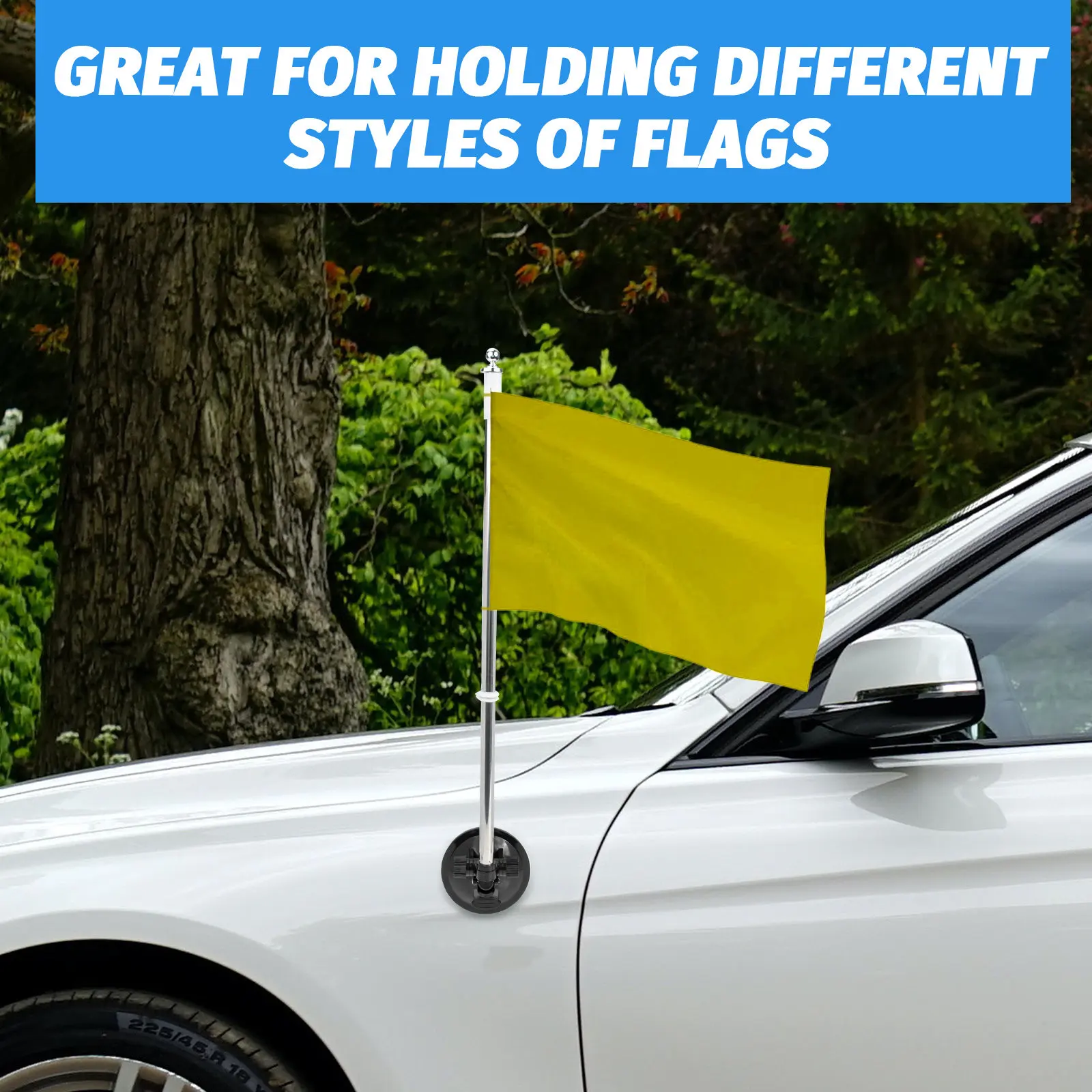 Suction Cup Flagpole for Car Truck Rv Boat Telescopic Flag Holder Easy Install No Trace Removable Premium Grip Flag Support Pole
Suction Cup Flagpole for Car Truck Rv Boat Telescopic Flag Holder Easy Install No Trace Removable Premium Grip Flag Support Pole