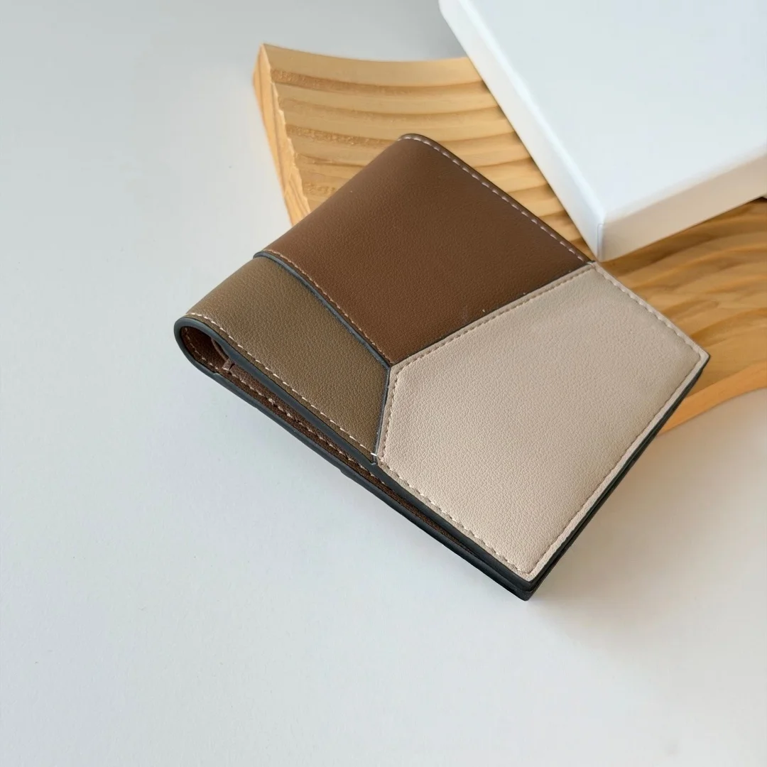Holiday Gift L1131 Luxury Brand Wallet Handmade Unisex Bag Smooth Calfskin Patchwork Cowhide Business Card ID Holder Puzzle Clip
Holiday Gift L1131 Luxury Brand Wallet Handmade Unisex Bag Smooth Calfskin Patchwork Cowhide Business Card ID Holder Puzzle Clip