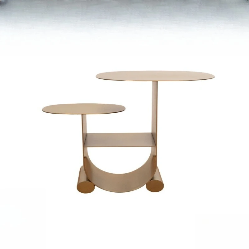 Stainless steel metal sofa balcony corner table small apartment coffee table light luxury simple style double edge table
Stainless steel metal sofa balcony corner table small apartment coffee table light luxury simple style double edge table