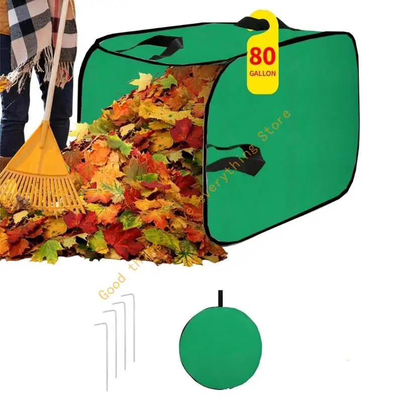 Leaves Collector Bag 80 Gallon Capacity Durability Efficient Garden Waste Storage 55KF
Leaves Collector Bag 80 Gallon Capacity Durability Efficient Garden Waste Storage 55KF