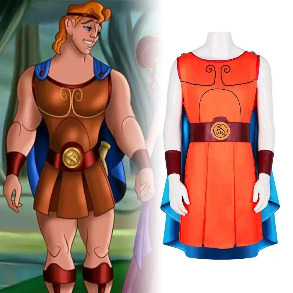 Movie Hercules Cosplay Costume for Adult Man Top Cloak Belt Strongman Jumpsuit Cape Men Halloween Carnival Party Roleplay Suit
Movie Hercules Cosplay Costume for Adult Man Top Cloak Belt Strongman Jumpsuit Cape Men Halloween Carnival Party Roleplay Suit