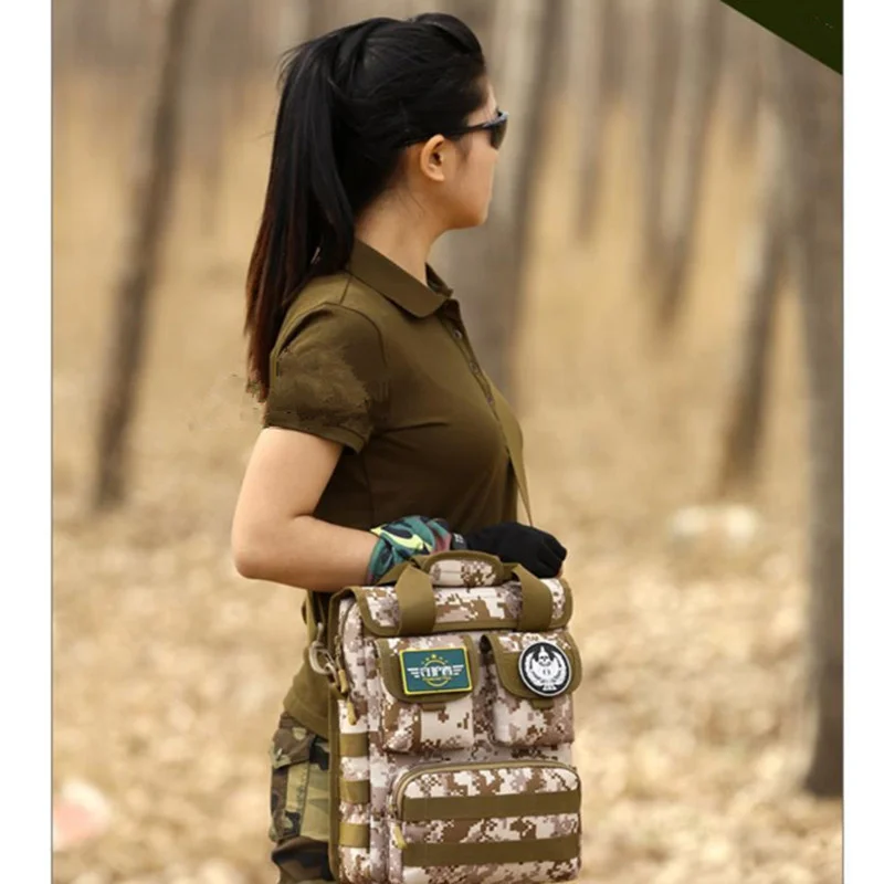 Molle Tactical military small nylon Camouflage Messenger packet Camping handbag outdoor sports Cycling hiking Shoulder bag
Molle Tactical military small nylon Camouflage Messenger packet Camping handbag outdoor sports Cycling hiking Shoulder bag
