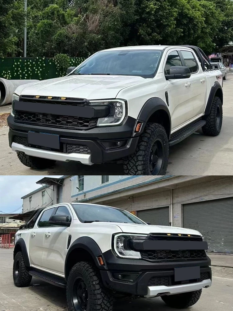 Raptor Aftermarket Grille For Ford Ranger Raptor 2023 2024 2025 T9 Black Style Radiator Front Grill Replacement Amber LED Mask
Raptor Aftermarket Grille For Ford Ranger Raptor 2023 2024 2025 T9 Black Style Radiator Front Grill Replacement Amber LED Mask