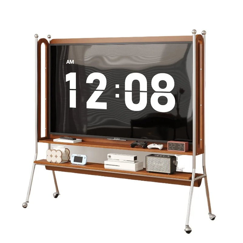 French retro removable TV stand, TV cabinet simple medieval living room solid wood small apartment
French retro removable TV stand, TV cabinet simple medieval living room solid wood small apartment