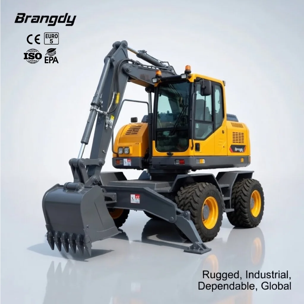 1.5T 4WD Wheeled Mini Excavator Hydraulic Digger CE Certified For Farm Construction Agriculture Urban Maintenance
1.5T 4WD Wheeled Mini Excavator Hydraulic Digger CE Certified For Farm Construction Agriculture Urban Maintenance