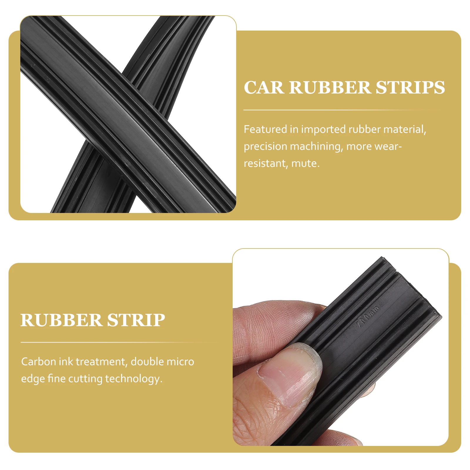 10pcs Frameless Wiper Blades Refills Rubber Strips Car Windshield Washers Kit Durable High Temperature Universal Fit Vehicles
10pcs Frameless Wiper Blades Refills Rubber Strips Car Windshield Washers Kit Durable High Temperature Universal Fit Vehicles