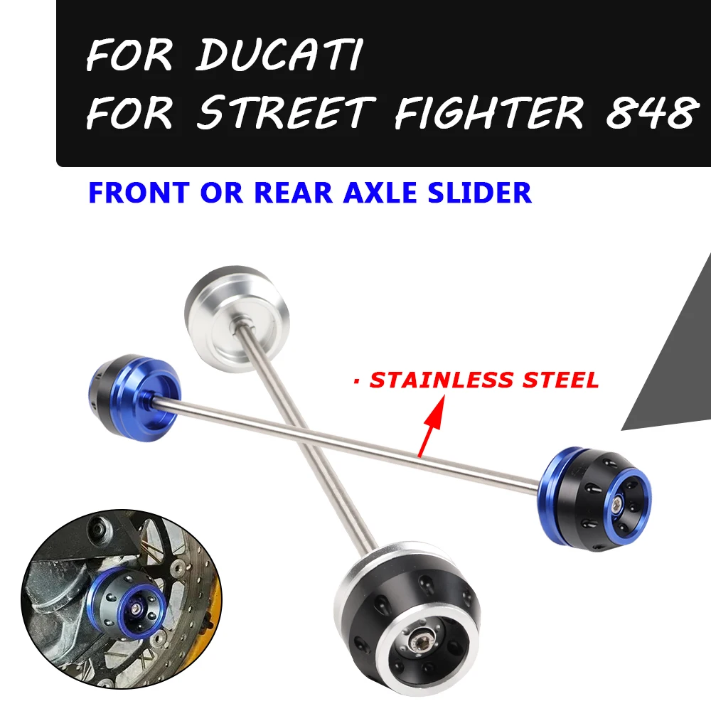 Motorcycle Accessories Front Rear Wheel Fork Axle Slider Crash Pad Frame Slider FOR DUCATI STREETFIGHTER 848 STREET FIGHTER 848
Motorcycle Accessories Front Rear Wheel Fork Axle Slider Crash Pad Frame Slider FOR DUCATI STREETFIGHTER 848 STREET FIGHTER 848