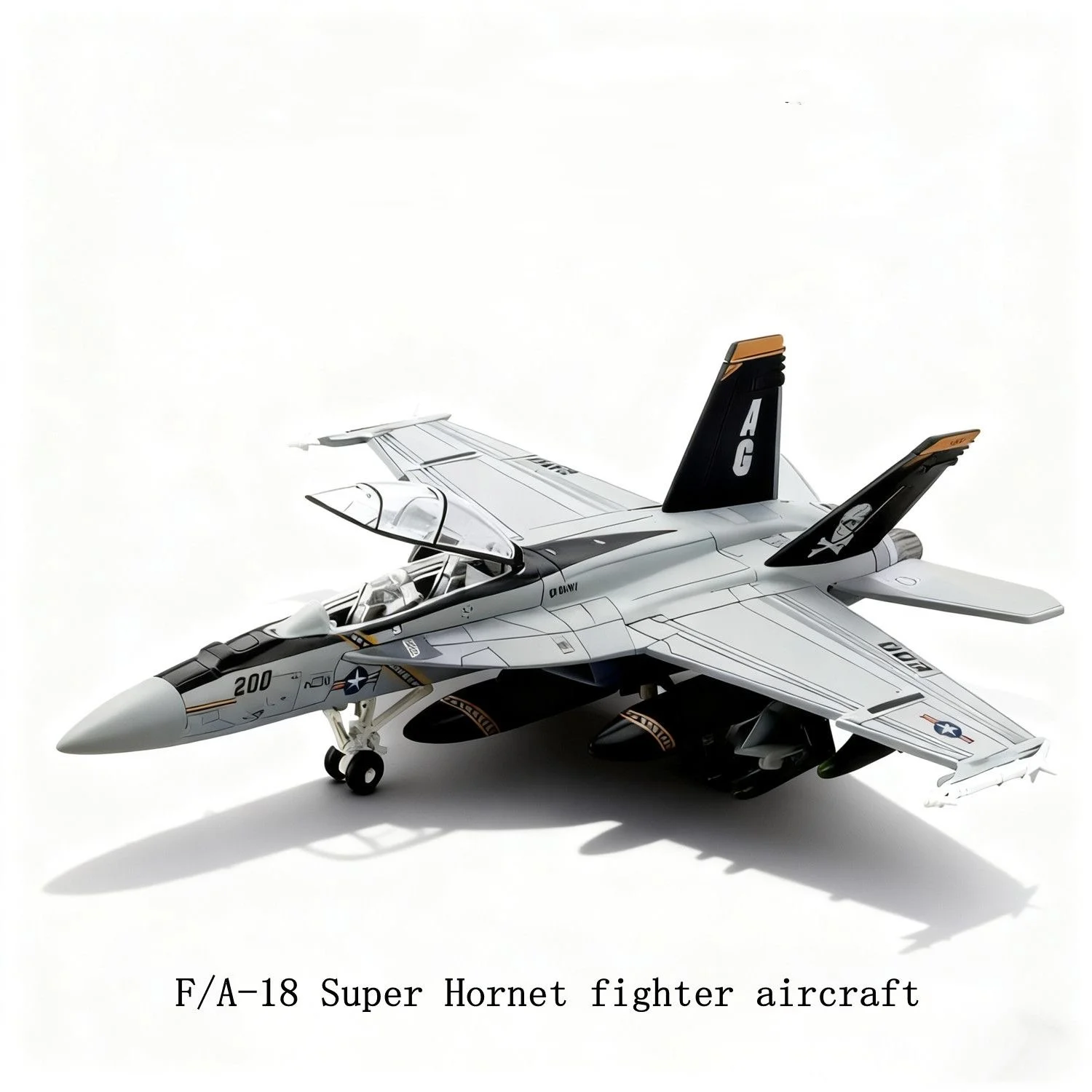 1/72 Scale Airplane Model F/A-18F Super Hornet VFA-2 Fighter Jet Toy Plane kids toys for boys ABS Plastic model Gift
1/72 Scale Airplane Model F/A-18F Super Hornet VFA-2 Fighter Jet Toy Plane kids toys for boys ABS Plastic model Gift