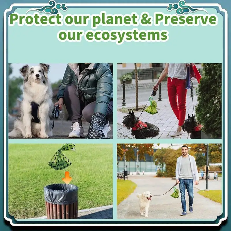 1Set Biodegradable Dog Poop Bags Degradable Waste Bags Eco-Friendly Doggie Green And Thicker Pet Supplies PE
1Set Biodegradable Dog Poop Bags Degradable Waste Bags Eco-Friendly Doggie Green And Thicker Pet Supplies PE