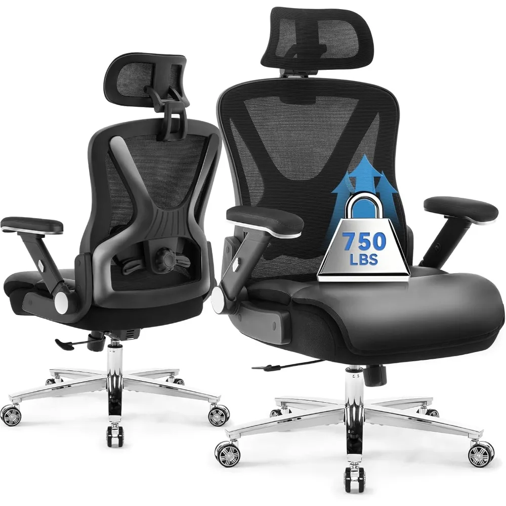 Ergonomic Office Chair,Upgrade Big and Tall Office Chairs for Heavy People,Mesh High Back Desk Chair with 5D Flip Arms Large
Ergonomic Office Chair,Upgrade Big and Tall Office Chairs for Heavy People,Mesh High Back Desk Chair with 5D Flip Arms Large