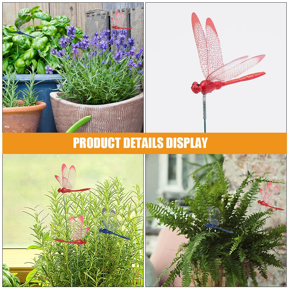 24 Pcs Artificial Dragonfly Decor PVC Garden Stakes Home Courtyard Iron Wire Flower Pot Decoration Easy Install Longtime Use
24 Pcs Artificial Dragonfly Decor PVC Garden Stakes Home Courtyard Iron Wire Flower Pot Decoration Easy Install Longtime Use