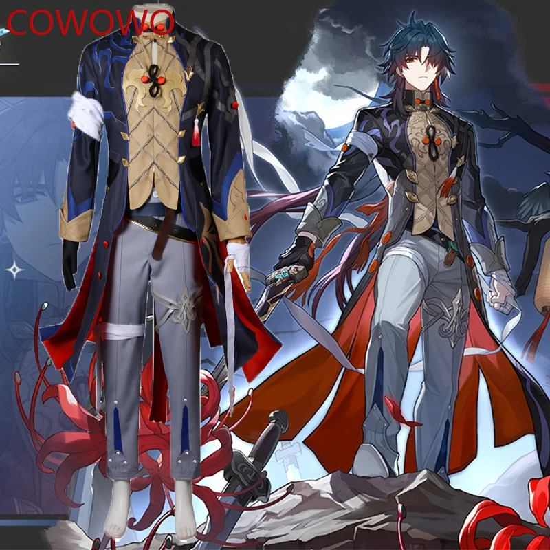 Костюм для косплея COWOWO Game Honkai со звездами и лезвием рельса, мужской костюм для костюмированной вечеринки на Хэллоуин
Костюм для косплея COWOWO Game Honkai со звездами и лезвием рельса, мужской костюм для костюмированной вечеринки на Хэллоуин