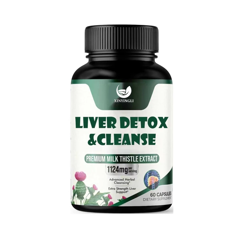 Liver cleansing and repair, milk thistle supplements for digestive and immune health - ginger root, choline, and dandelion root
Liver cleansing and repair, milk thistle supplements for digestive and immune health - ginger root, choline, and dandelion root