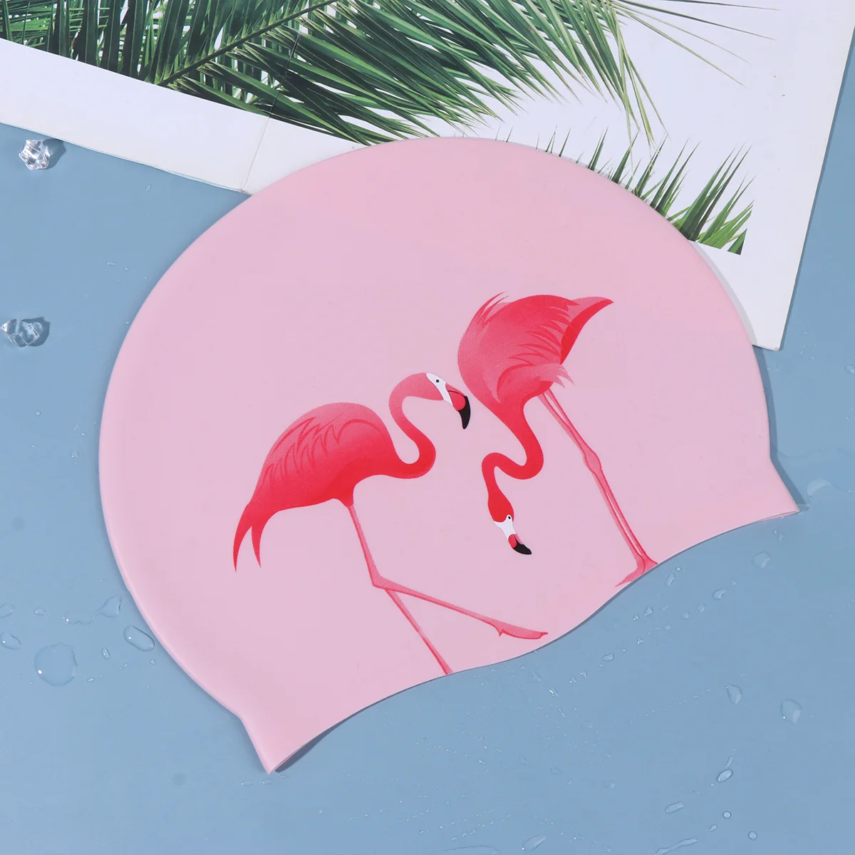 1PC Silicone Swimming Practical Waterproof Swim Pool Hat Long Hair Ear Protection Swim for Girls Women Female (Flamingo Pattern)
1PC Silicone Swimming Practical Waterproof Swim Pool Hat Long Hair Ear Protection Swim for Girls Women Female (Flamingo Pattern)