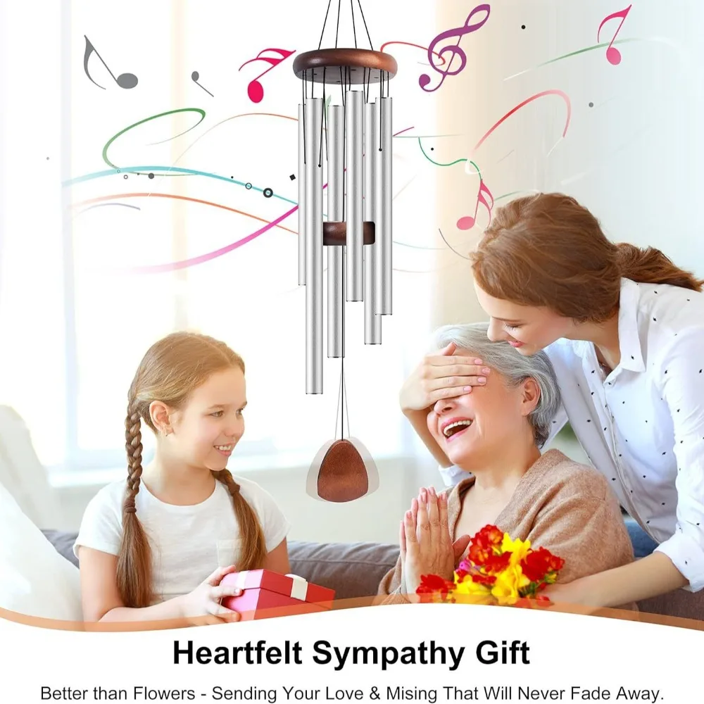 26 Inch Outdoor Wind Chimes Create an Atmosphere for Outdoor Decoration of Farmhouses Terraces Gardens Front Porch and Balconies
26 Inch Outdoor Wind Chimes Create an Atmosphere for Outdoor Decoration of Farmhouses Terraces Gardens Front Porch and Balconies