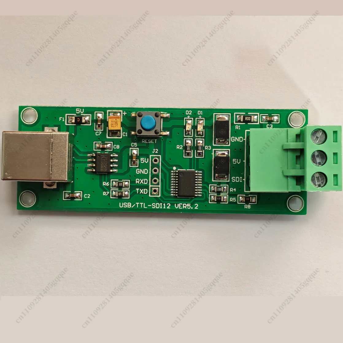 USB/TTL To SDI-12 Debugger Sensor Converter
USB/TTL To SDI-12 Debugger Sensor Converter