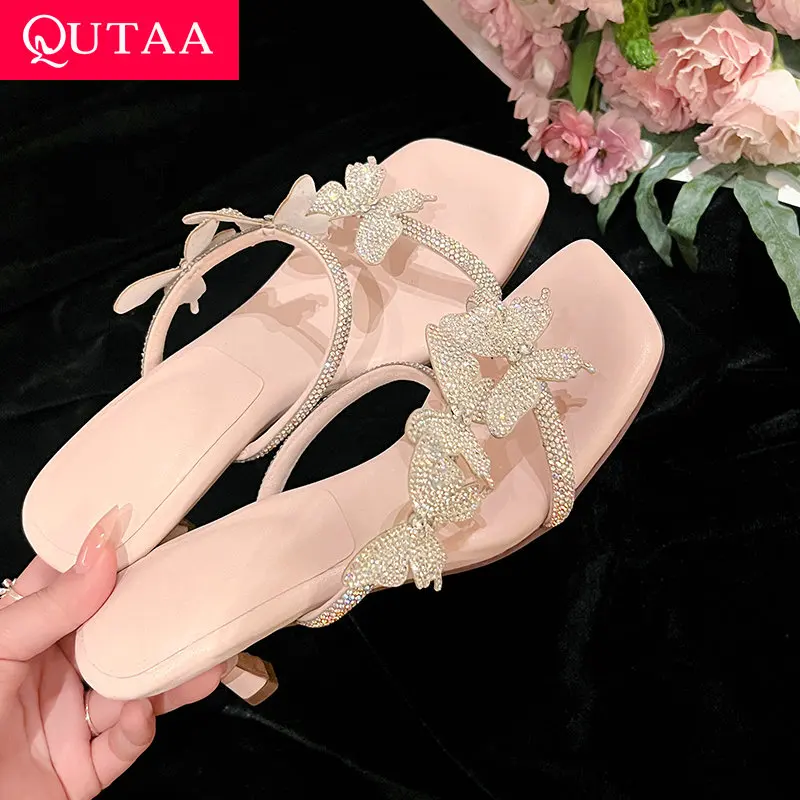 QUTAA 2025 Fashion Women High Heels Sandals Shoes Slingback News Summer Open Toe Square Rhinestones Pumps Dress Shoe 34-40
QUTAA 2025 Fashion Women High Heels Sandals Shoes Slingback News Summer Open Toe Square Rhinestones Pumps Dress Shoe 34-40