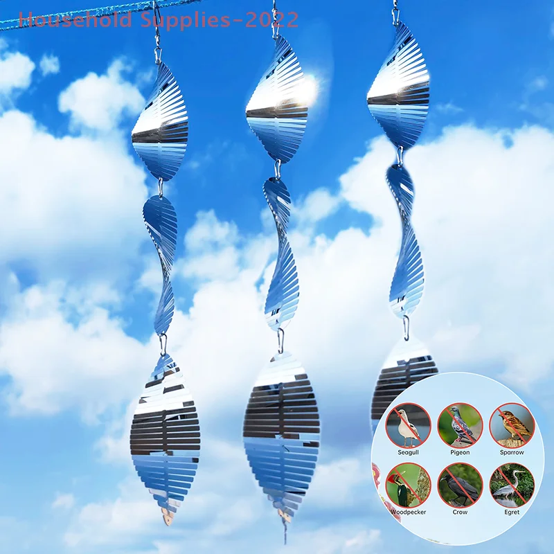 Highly Reflective 3D Metal Bird Reflector, Bird Repellent Device, Shiny Bird Deterrent, Outdoor Garden Reflective Decoration
Highly Reflective 3D Metal Bird Reflector, Bird Repellent Device, Shiny Bird Deterrent, Outdoor Garden Reflective Decoration