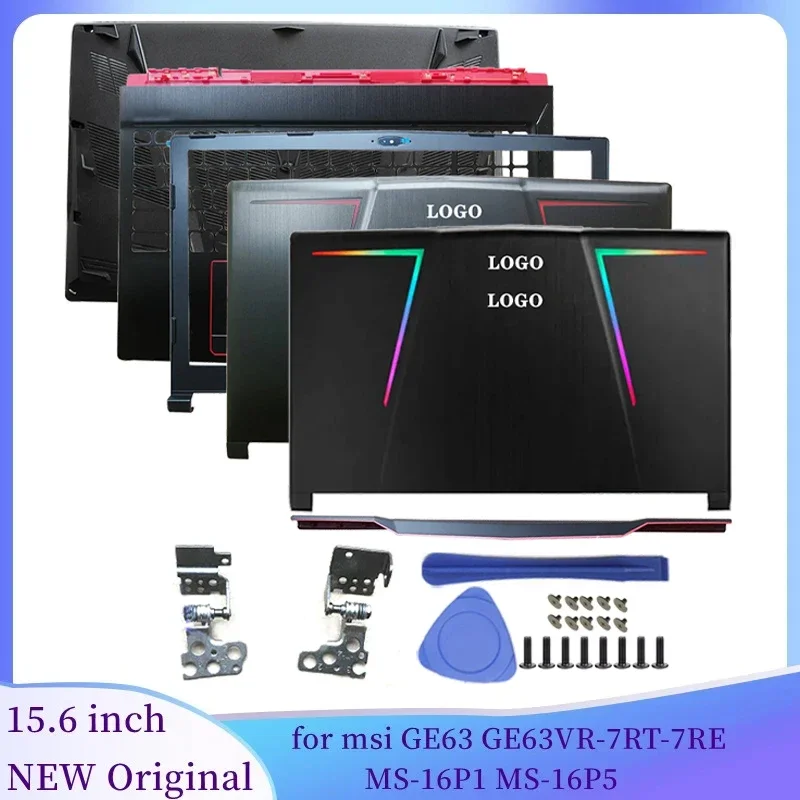 НОВЫЙ чехол для ноутбука MSI GE63 GE63VR-7RT-7RE MS-16P1 MS-16P5, задняя крышка ЖК-дисплея/передняя панель/крышка петель/подставка для рук/нижняя часть корпуса 
НОВЫЙ чехол для ноутбука MSI GE63 GE63VR-7RT-7RE MS-16P1 MS-16P5, задняя крышка ЖК-дисплея/передняя панель/крышка петель/подставка для рук/нижняя часть корпуса
