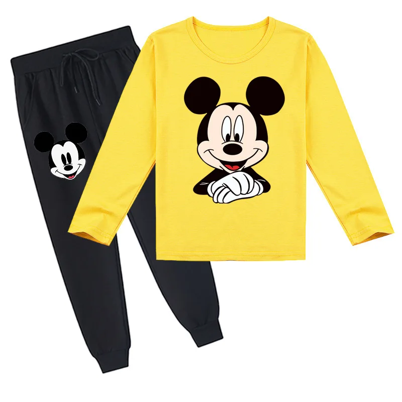 Autumn Baby Girls Clothes Set Kid Boy Disney Mickey Printed Sweatshirts Pullover Top And Pants 2 Pieces Suit Children Tracksuit
Autumn Baby Girls Clothes Set Kid Boy Disney Mickey Printed Sweatshirts Pullover Top And Pants 2 Pieces Suit Children Tracksuit
