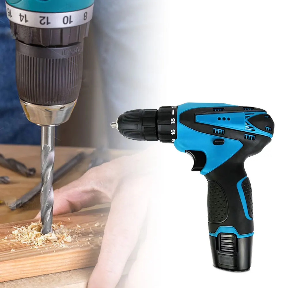 Impact Drill For 110V Battery Electric 32N. Multi-function Electric Screwdriver Wireless Harmer Drill Power Tool
Impact Drill For 110V Battery Electric 32N. Multi-function Electric Screwdriver Wireless Harmer Drill Power Tool 