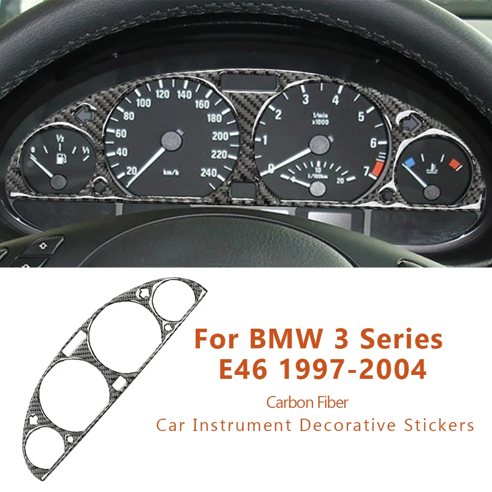 For BMW 3 Series E46 1997-2004 Carbon Fiber Car Instrument Display Frame Decoration Stickers Interior Modification Accessoriess
For BMW 3 Series E46 1997-2004 Carbon Fiber Car Instrument Display Frame Decoration Stickers Interior Modification Accessoriess