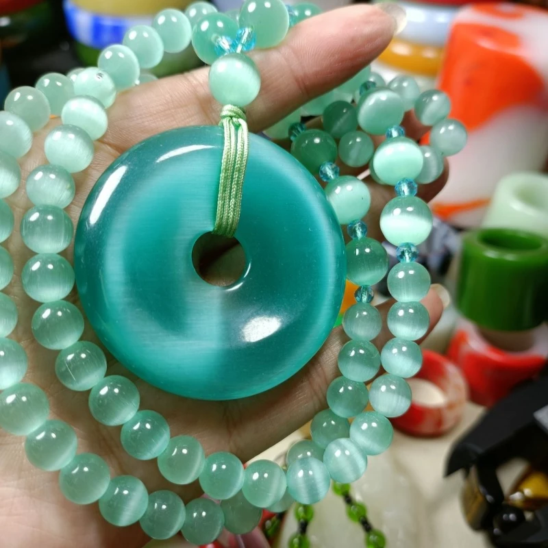 Cat's Eye Necklace Pendant Fashion Green, Classic Fashion Men's and Women's Jewelry Pendant
Cat's Eye Necklace Pendant Fashion Green, Classic Fashion Men's and Women's Jewelry Pendant