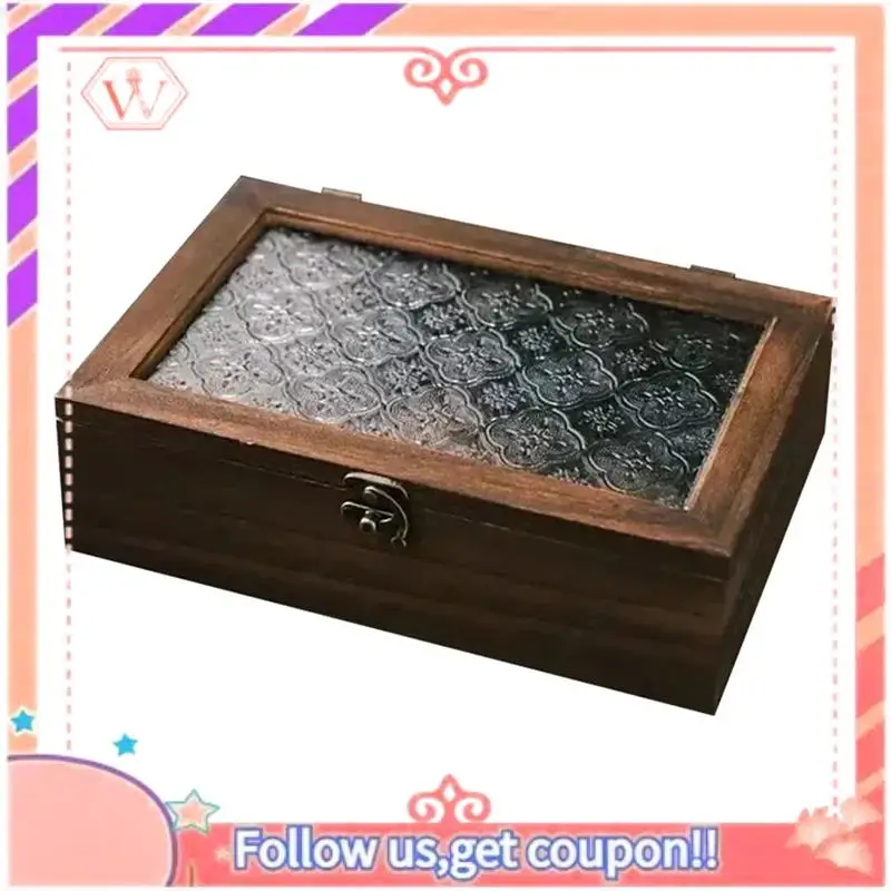 AT84-Vintage Glass Storage Box, Solid Wood Cabinet, Desktop Organizer, Makeup Table Decor,Wooden Retro Sundries Storage Box
AT84-Vintage Glass Storage Box, Solid Wood Cabinet, Desktop Organizer, Makeup Table Decor,Wooden Retro Sundries Storage Box