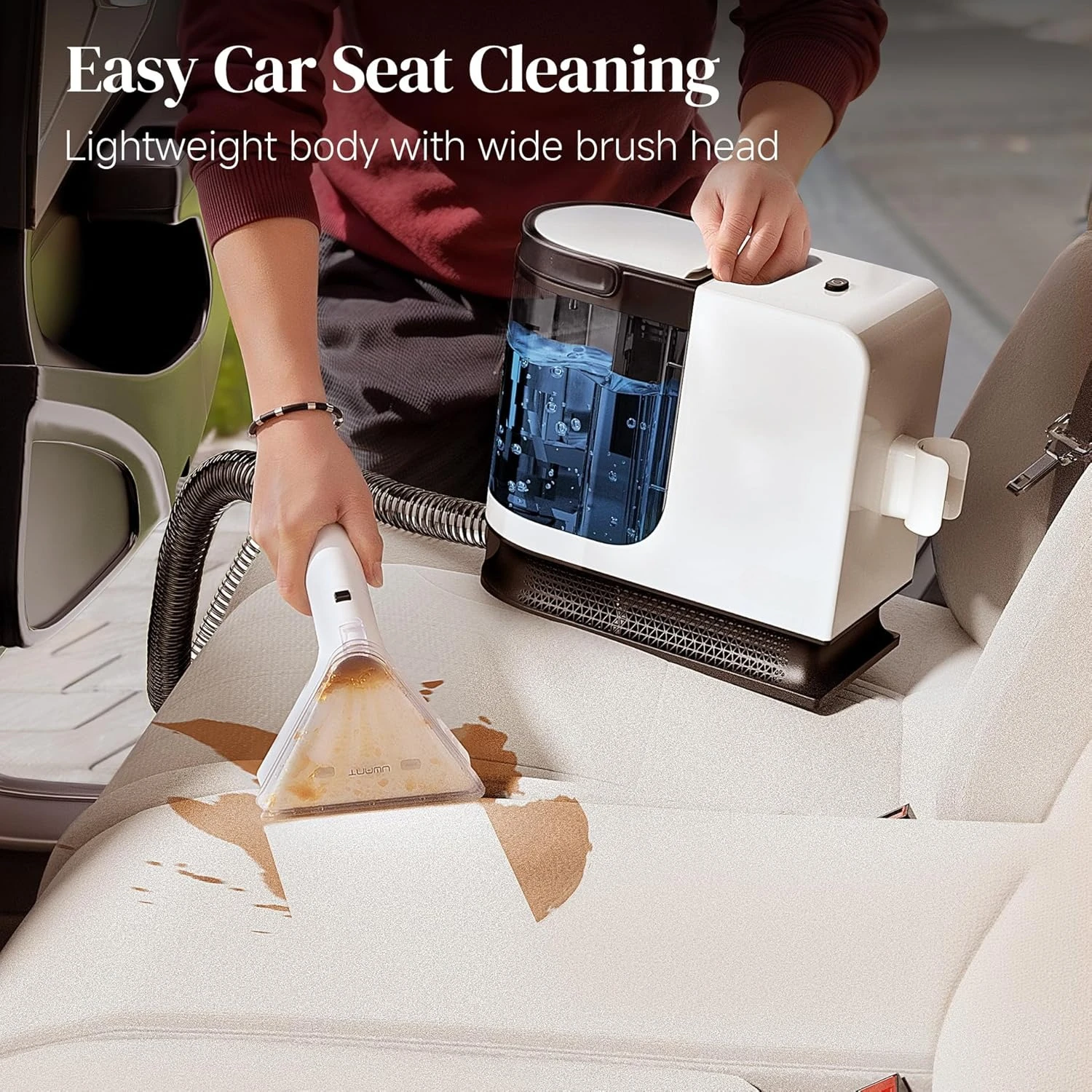 Portable Carpet Cleaner, 12Kpa Powerful Suction Spot Cleaner Machine, Upholstery Cleaner Machine, Home, Sofa
Portable Carpet Cleaner, 12Kpa Powerful Suction Spot Cleaner Machine, Upholstery Cleaner Machine, Home, Sofa