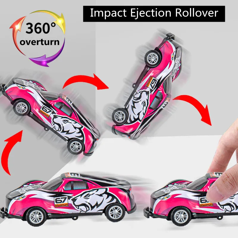 Random Color Impact 360 ° Air Flip Pull Back Car Alloy and ABS Mini Overturn Racing Model Boys Cheap Little Toy Gift
Random Color Impact 360 ° Air Flip Pull Back Car Alloy and ABS Mini Overturn Racing Model Boys Cheap Little Toy Gift
