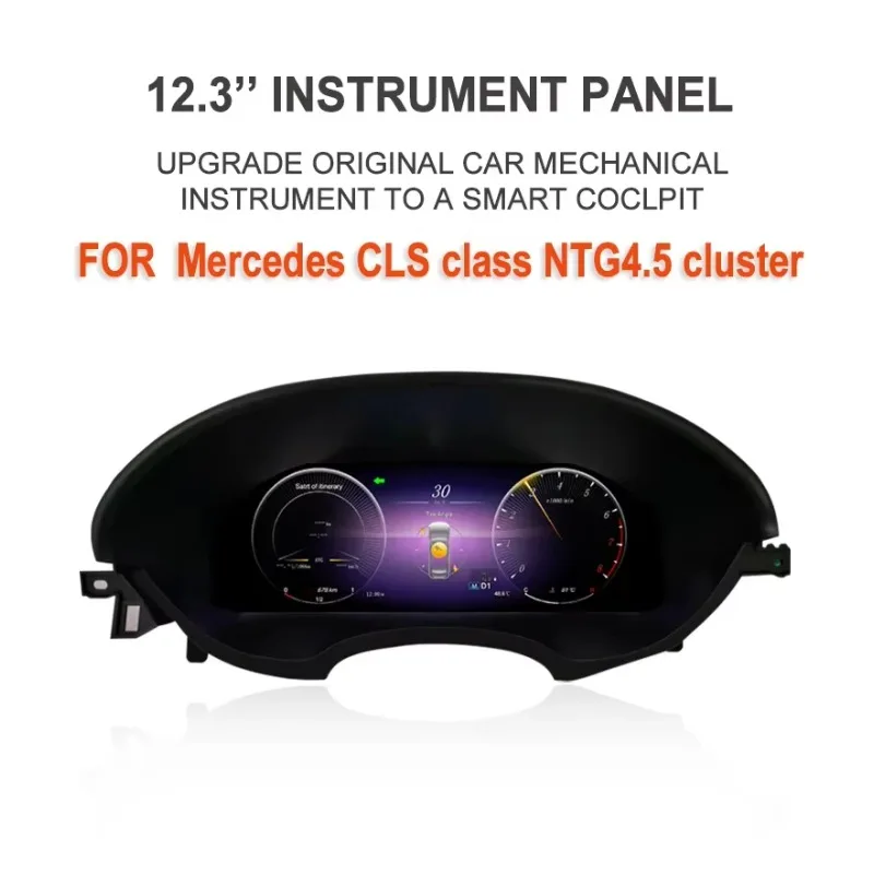 Upgrade 12.3'' Digital Virtual Cockpit Dashboard Display For CLS Class W218 550 Instrument Cluster
Upgrade 12.3'' Digital Virtual Cockpit Dashboard Display For CLS Class W218 550 Instrument Cluster
