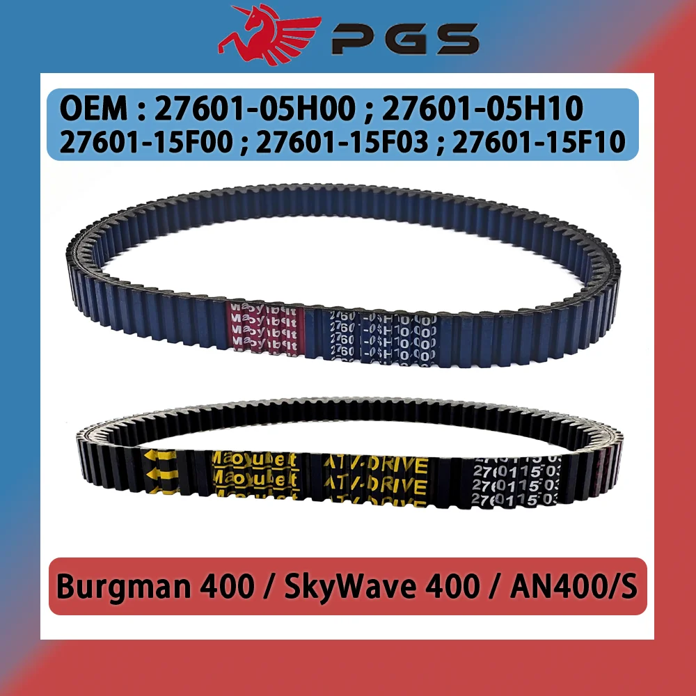 Drive Belt For Suzuki AN400 Burgman 400 Skywave 400 1999-2002 AN400 2007-2020 AN 400 BELT 27601-15F03 27601-05H10-000
Drive Belt For Suzuki AN400 Burgman 400 Skywave 400 1999-2002 AN400 2007-2020 AN 400 BELT 27601-15F03 27601-05H10-000