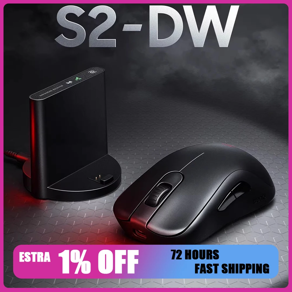 Игровая мышь ZOWIE S2-DW с частотой опроса 4000 Гц, короткоосевой конструкцией, беспроводная, сенсор 3950, для CS:GO, аксессуары для ПК, подарки
Игровая мышь ZOWIE S2-DW с частотой опроса 4000 Гц, короткоосевой конструкцией, беспроводная, сенсор 3950, для CS:GO, аксессуары для ПК, подарки
