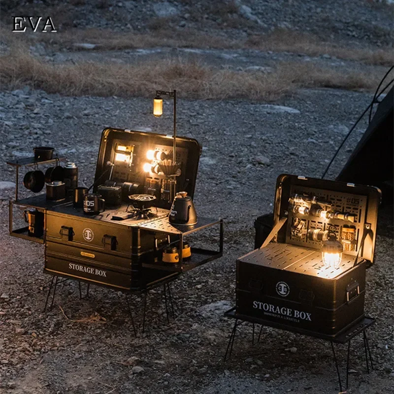 Aluminum Alloy Outdoor Camping box Carbon Steel Table Plate Combination Cargo box Outdoor Camping Multifunctional Folding box
Aluminum Alloy Outdoor Camping box Carbon Steel Table Plate Combination Cargo box Outdoor Camping Multifunctional Folding box