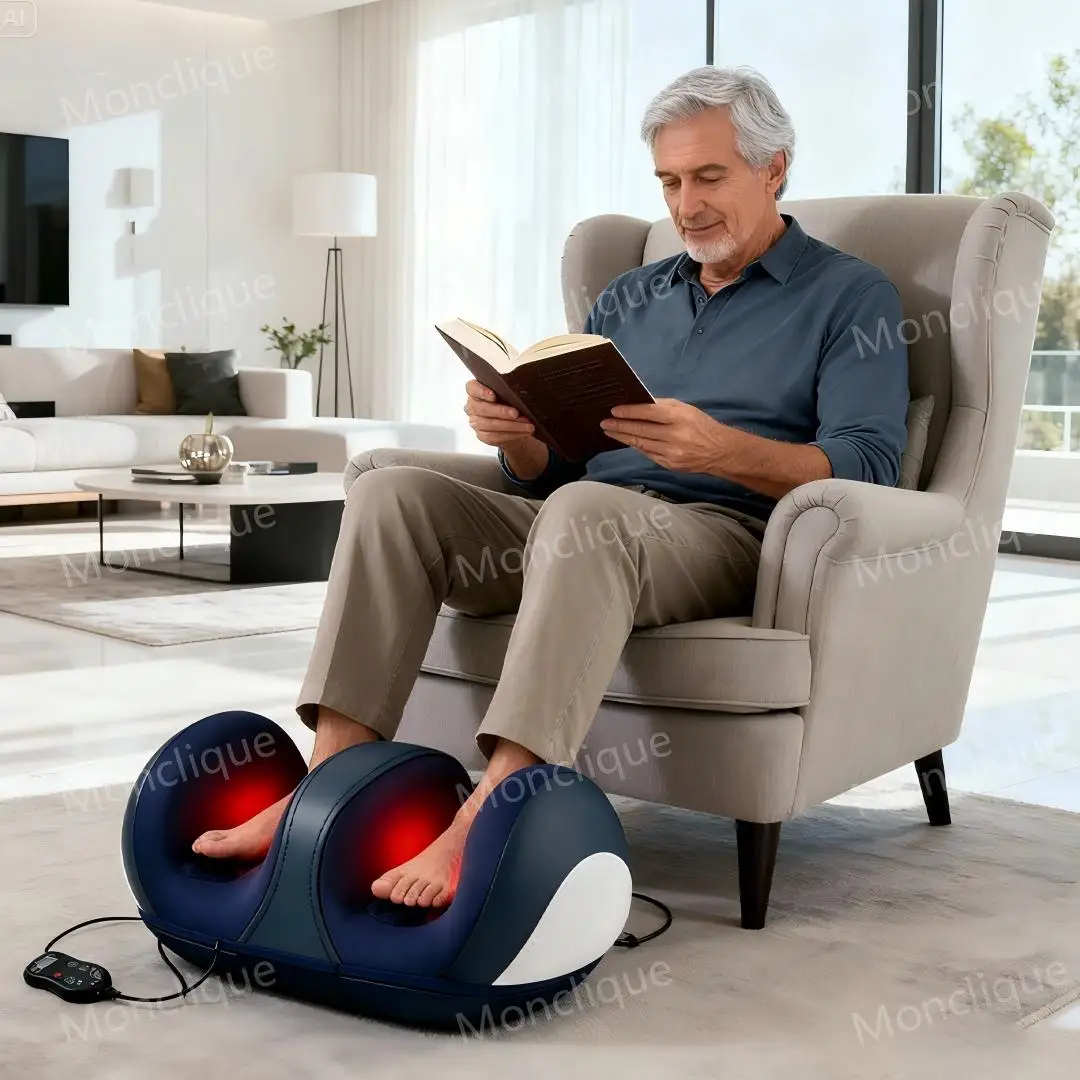 Large Size Electric Foot Massager Hot Pressing Finger Pressing Kneading Roller Calf Relax Care Muscle Massager Foot Massage Tool
Large Size Electric Foot Massager Hot Pressing Finger Pressing Kneading Roller Calf Relax Care Muscle Massager Foot Massage Tool