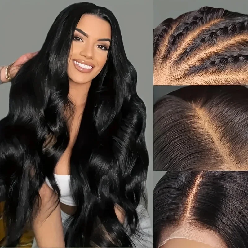 5×5 Body Wave Lace Frontal Human Hair Wigs Transparent Glueless 220Density Ready to Wear Natural Pre Plcked Lace Frontal Wig 1B
5×5 Body Wave Lace Frontal Human Hair Wigs Transparent Glueless 220Density Ready to Wear Natural Pre Plcked Lace Frontal Wig 1B