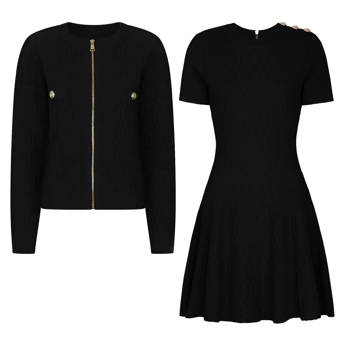 Высокое качество, весенне-осенний новый стиль, интернет-знаменитости, популярный вязаный топ с длинными рукавами + комплект платья с короткими рукавами
Высокое качество, весенне-осенний новый стиль, интернет-знаменитости, популярный вязаный топ с длинными рукавами + комплект платья с короткими рукавами