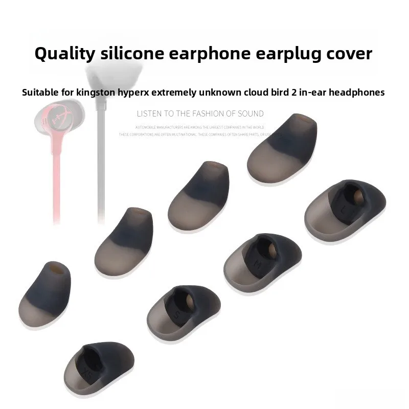 Silicone Sleeves Ear Caps Covers For Kingston HyperX Cloud Earbuds2 Wired In-Ear Headphones Soft Secure Fit Noise-Isolating Accs
Silicone Sleeves Ear Caps Covers For Kingston HyperX Cloud Earbuds2 Wired In-Ear Headphones Soft Secure Fit Noise-Isolating Accs