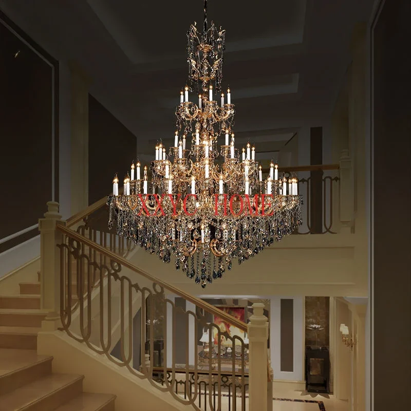 European-Style Retro Crystal Chandelier Dining-Room Lamp Villa Hotel Lobby Bedroom Lamps
European-Style Retro Crystal Chandelier Dining-Room Lamp Villa Hotel Lobby Bedroom Lamps