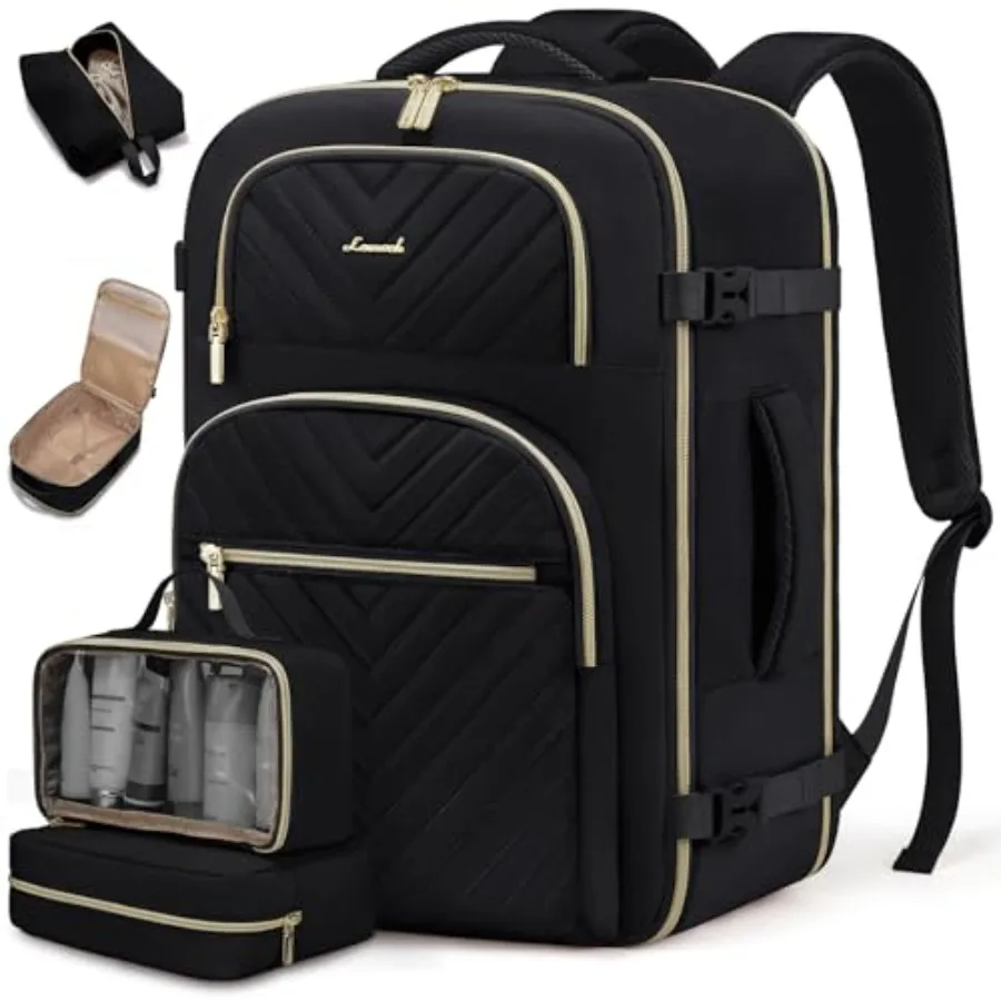Travel Backpack Carry on Flight Approved 40L, Waterproof TSA Travel Essentials Personal Item Backpack for Women Men, Large Carr
Travel Backpack Carry on Flight Approved 40L, Waterproof TSA Travel Essentials Personal Item Backpack for Women Men, Large Carr