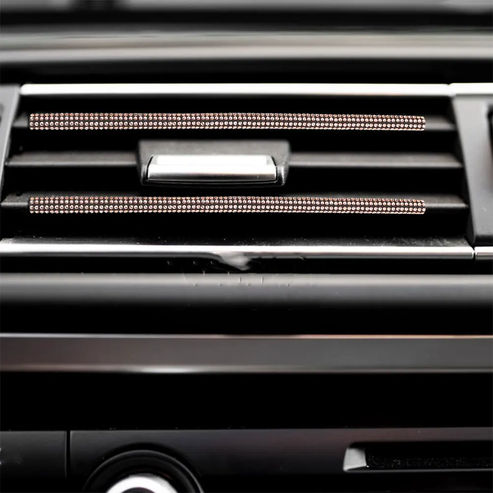 4Pcs Air Vent Decorative Strips Rhinestone Car Interior Trim Dashboard Cover Universal Kits Vent Extensions
4Pcs Air Vent Decorative Strips Rhinestone Car Interior Trim Dashboard Cover Universal Kits Vent Extensions