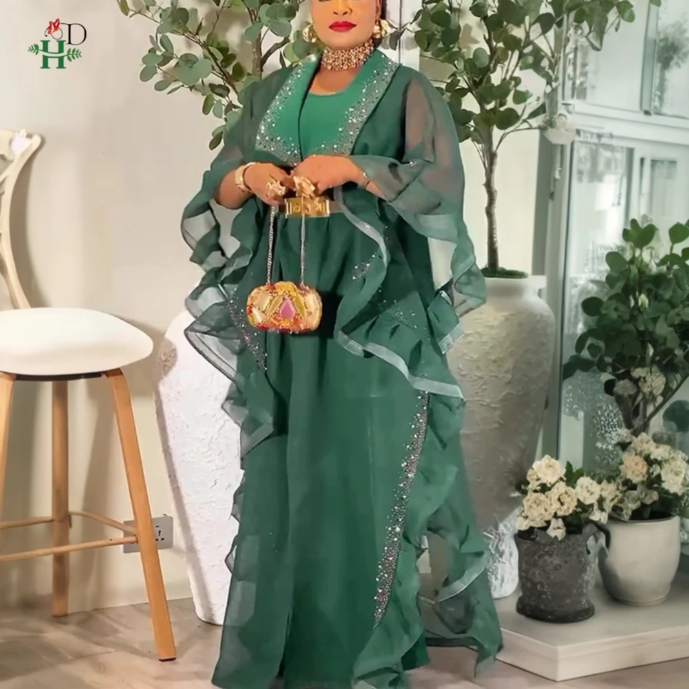 African dresses for woman Turkey dress Robe Africaine African clothing Musilm Boubou Africain femme 2026 New wears 2 piece set
African dresses for woman Turkey dress Robe Africaine African clothing Musilm Boubou Africain femme 2026 New wears 2 piece set