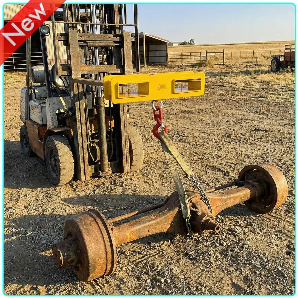 Forklift Lifting Hook Fork Jib Hook with Trailer Hitch Dual Fork Mount (MAX 10 Tons) Fit for Standard Lifter/Tractor Forks
Forklift Lifting Hook Fork Jib Hook with Trailer Hitch Dual Fork Mount (MAX 10 Tons) Fit for Standard Lifter/Tractor Forks